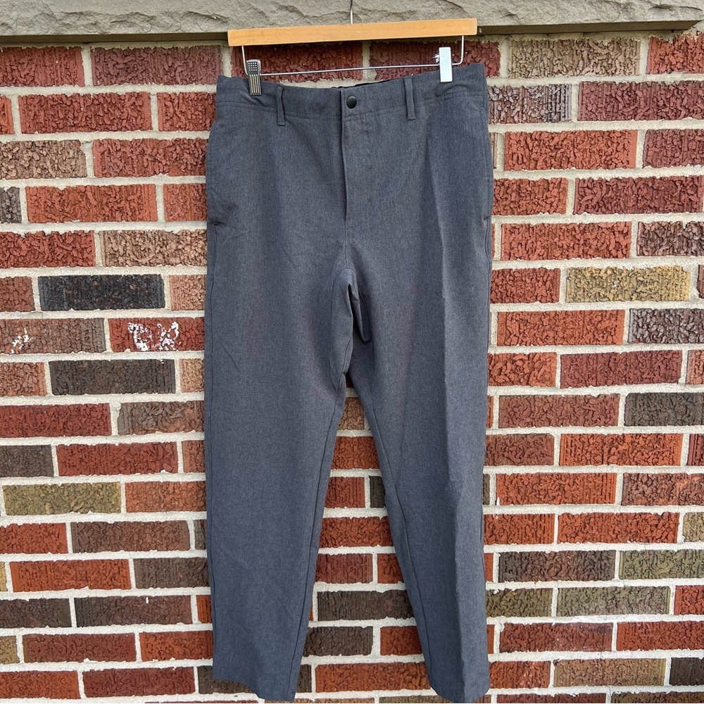 Stretch Tech Dark Gray Athletic Trousers Pants